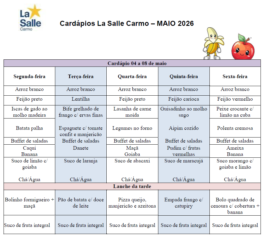 Cardapio 4maio
